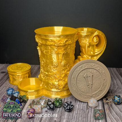 Cleric Tankard Dice Tower with Dice Vault