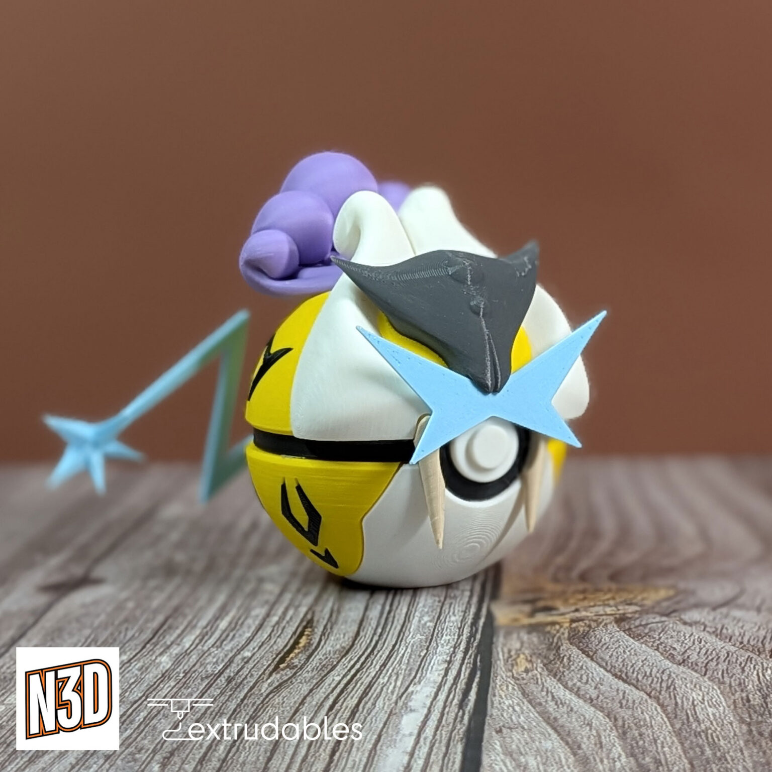 Unite Ball Pokeball - Extrudables 3D Printed Pokeballs and Beast Balls