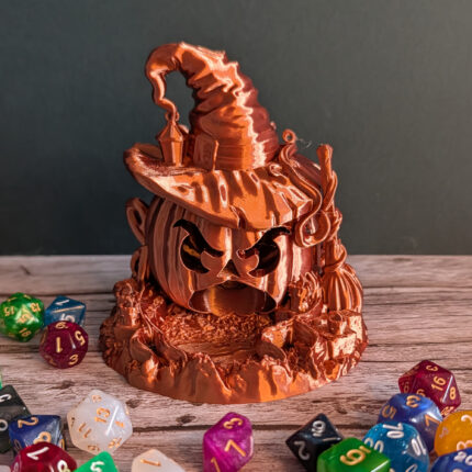 Pumpkin Ship Dice Tower